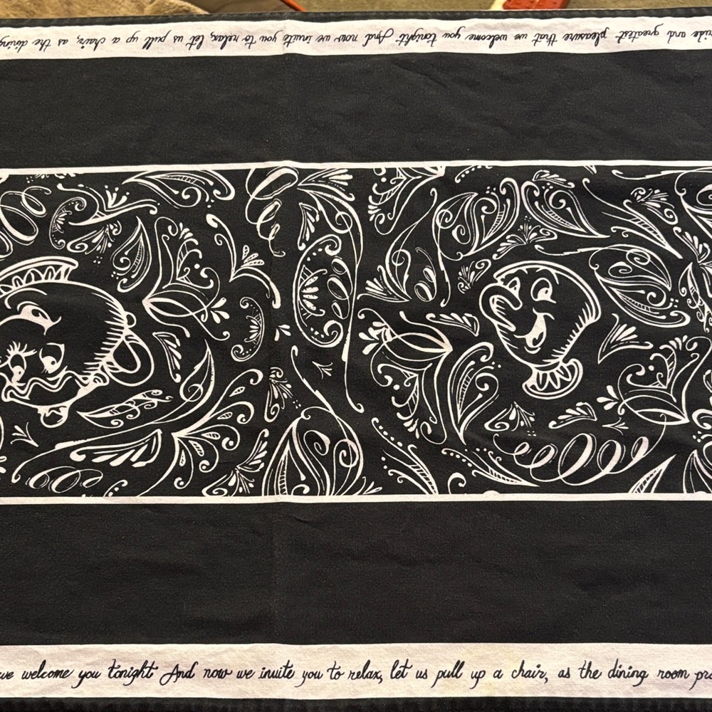 Disney Be Our Guest Table Runner